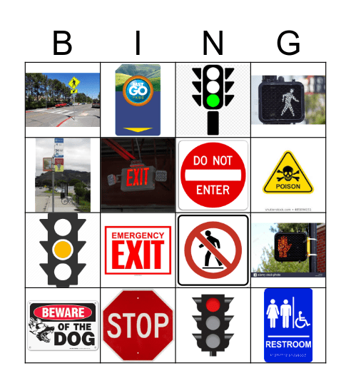 Community signs Bingo Card