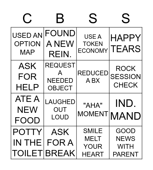 Why We Do What We Do Bingo Card
