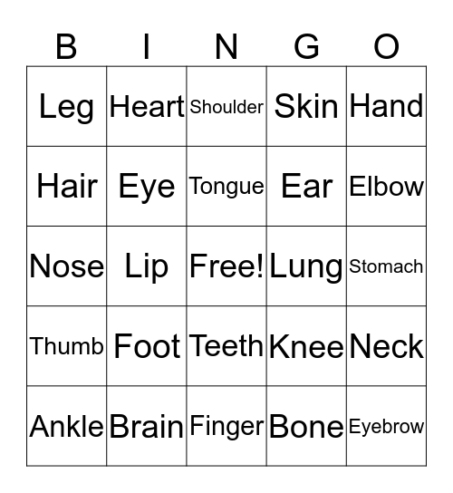 Fully Human Bingo Card
