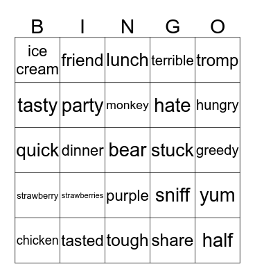 Sentence Literacy Level (Term 1)  Bingo Card