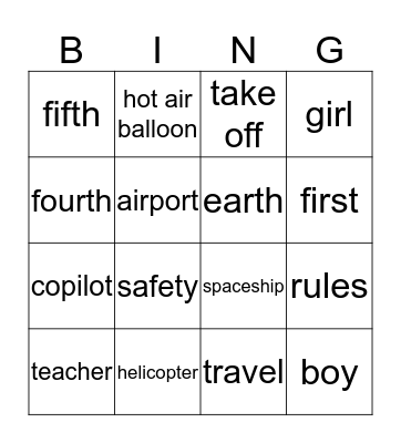 SSC2 Bingo Card