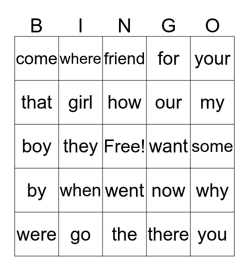 4th quarter Review Bingo Card