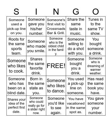 Embassy Suites Love Games Bingo Card