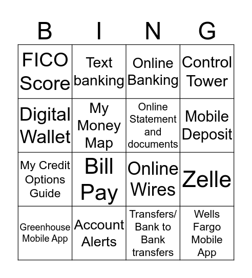 DIGI Know Bingo! Bingo Card