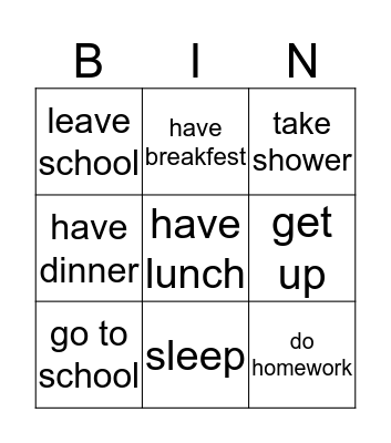 , Bingo Card