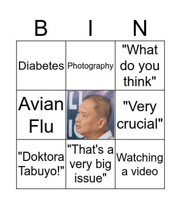 Doc Red Bingo Card