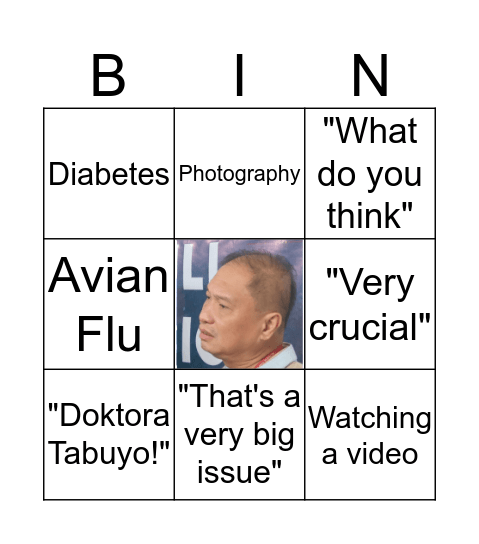 Doc Red Bingo Card