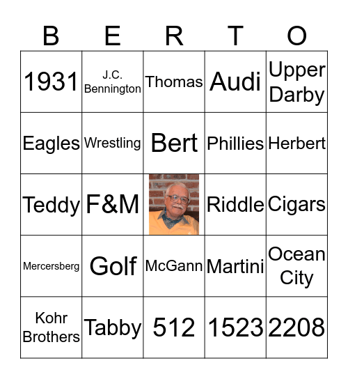 Poppy Bingo Card