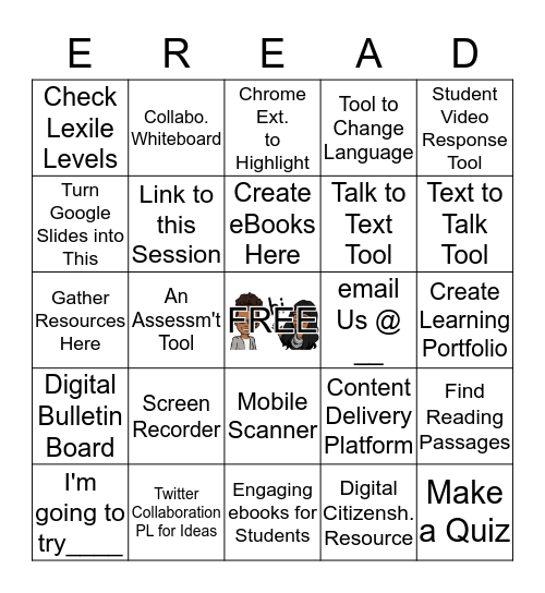 Sparking Academic Engagement  Bingo Card