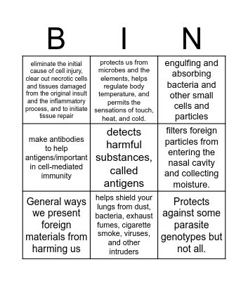 5.1.6 Bingo Card