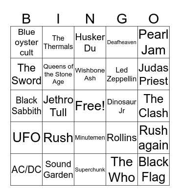 way left of the bingo Card