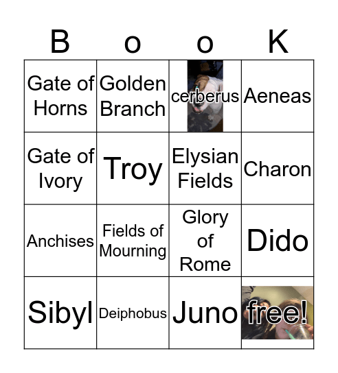 book6 Bingo Card