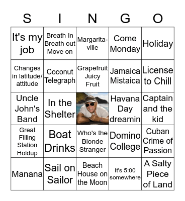 BUFFET MASTER SINGO - 50 Bingo Card