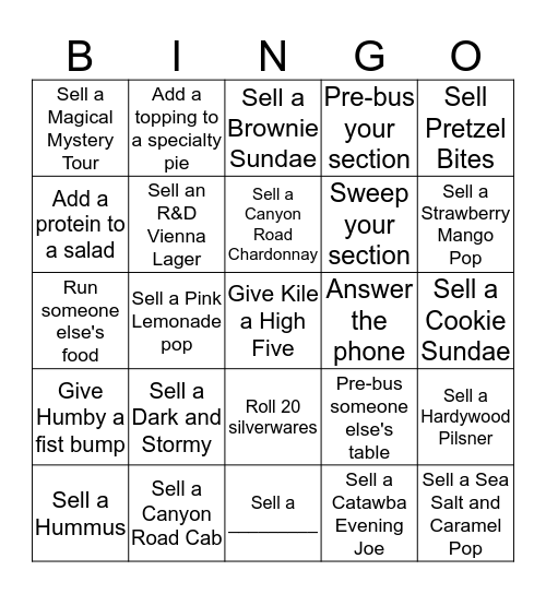 May the 18th be with you! Bingo Card