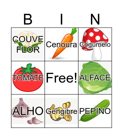 NUTRI BINGO Card