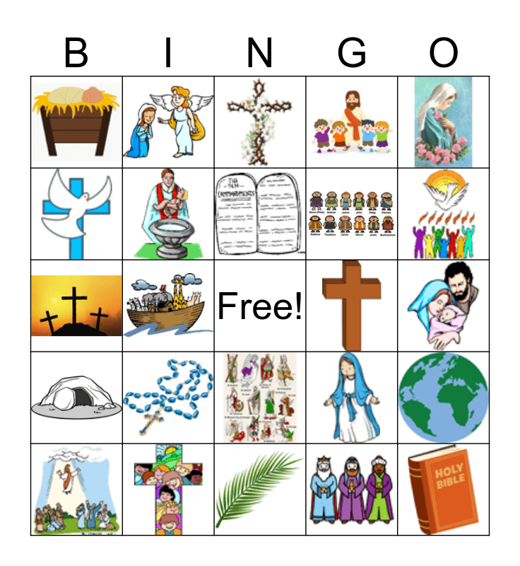 Our Lady of Grace Bingo Card