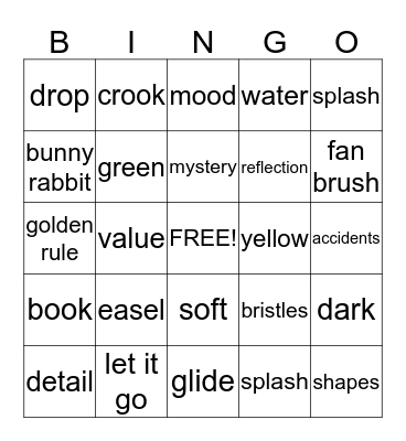 Bob Ross BINGO! Bingo Card