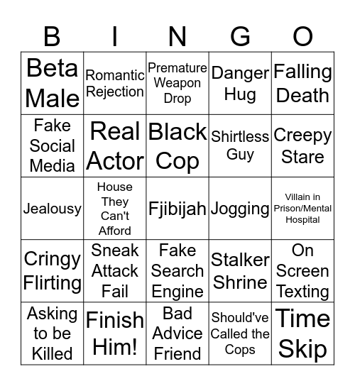 Lifetime Bingo Card