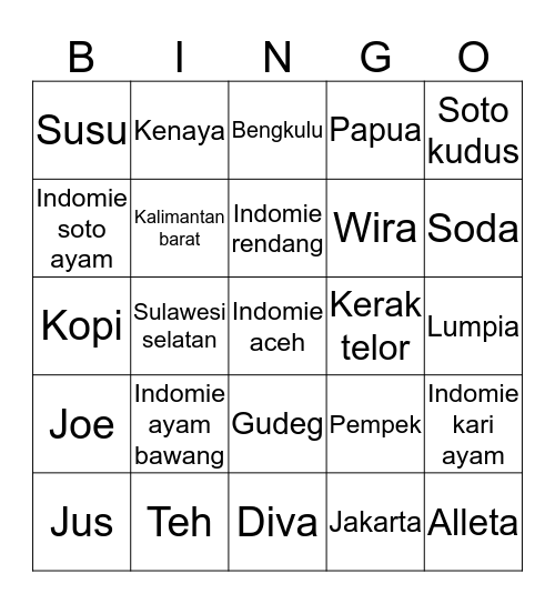 KENAAAAYAYAYAYAYAYAYAYAYAYAAAA~~♡ Bingo Card