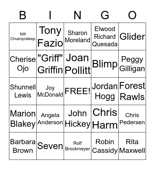 AVP-400 Offsite BINGO Card