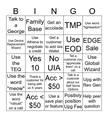 ABC Bingo! Bingo Card