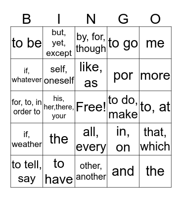 Chance's Bingo Card  Bingo Card