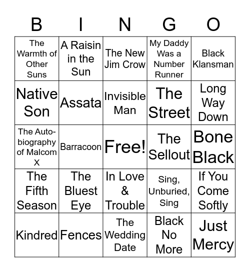 #ONCEYOUGOBLACKOUT Bingo Card