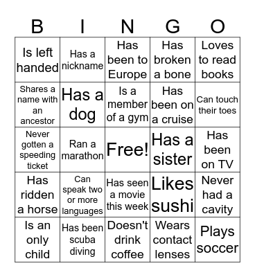 Get to know Turner & Townsend Consultants Bingo Card