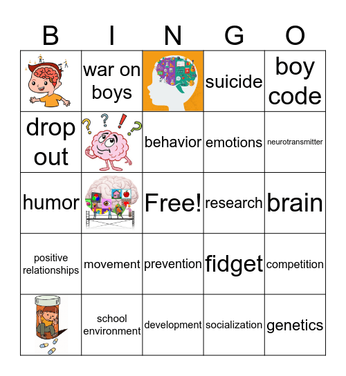 HOW BOYS LEARN Bingo Card