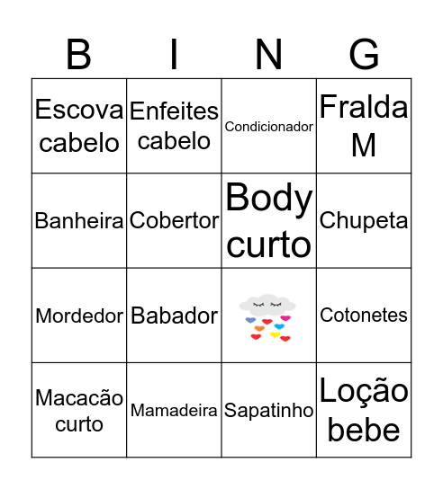 CHÁ DA LOUISE Bingo Card