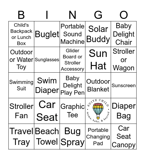 Gear Up For Summer Bingo Card Bingo Card