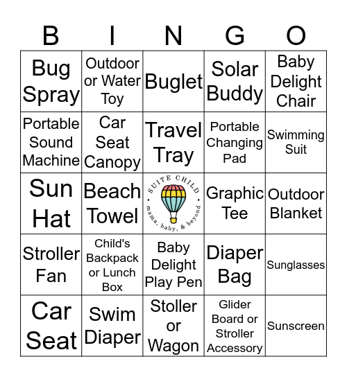 Gear Up for Summer Bingo Card