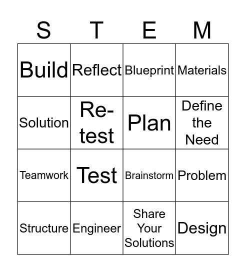 I Am an Engineer! Bingo Card