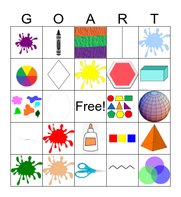 Art Bingo Card