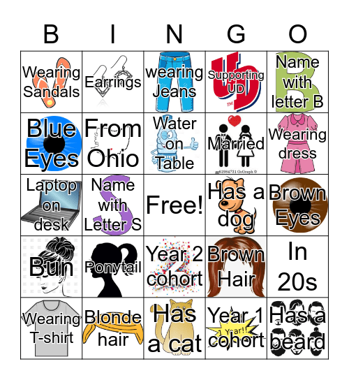 Ice Breaker Bingo Card