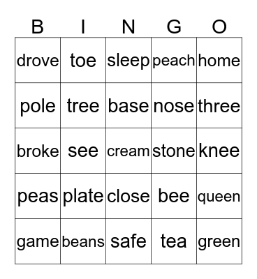 book1-4 Bingo Card