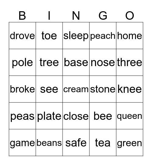 book1-4 Bingo Card