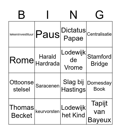 College-bingo! Bingo Card