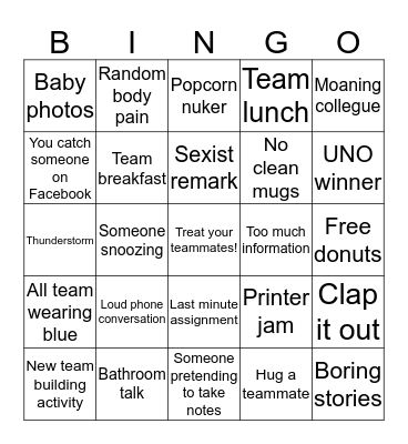 Have a nice week  Bingo Card