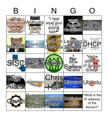 DOTS B-I-N-G-O Bingo Card