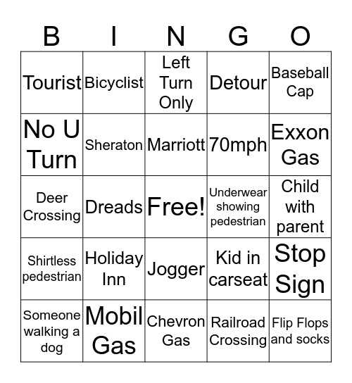 Random Bingo Card