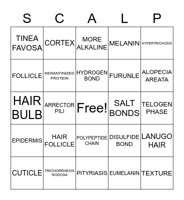 COS I  EXAM REVIEW Bingo Card