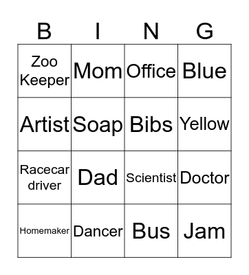 SSC2 Bingo Card