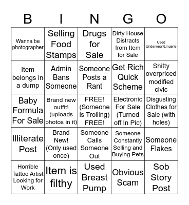 High Desert Deals  Bingo Card