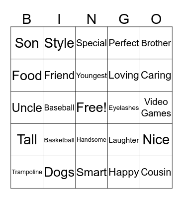 Rogan Bingo Card
