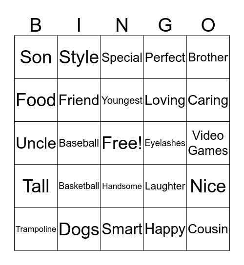 Rogan Bingo Card