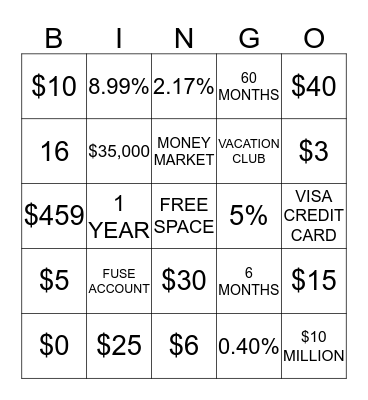 CCO BEACH BINGO Card