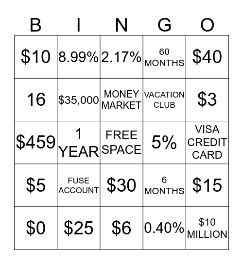 CCO BEACH BINGO Card