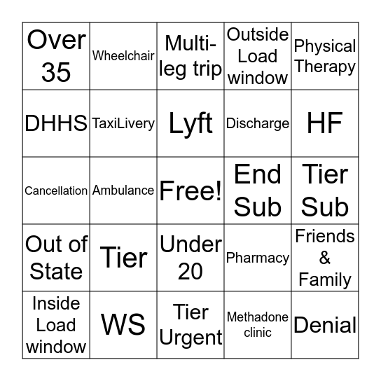 Summer Fun Bingo! Bingo Card