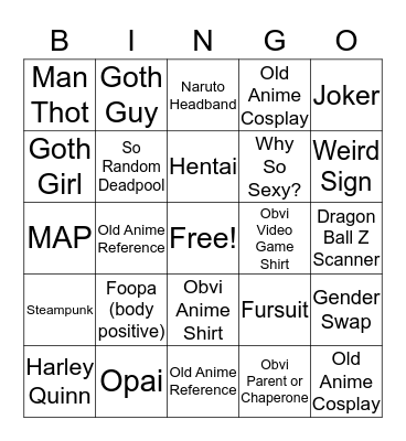 Momo Con Bingo Card